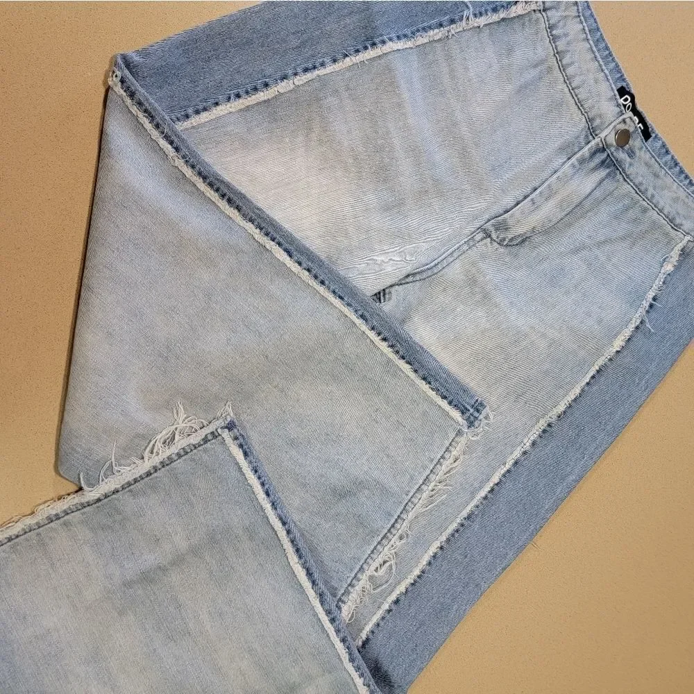 DO+BE High Waisted Wide Leg Cropped Jeans - Picture 15 of 16